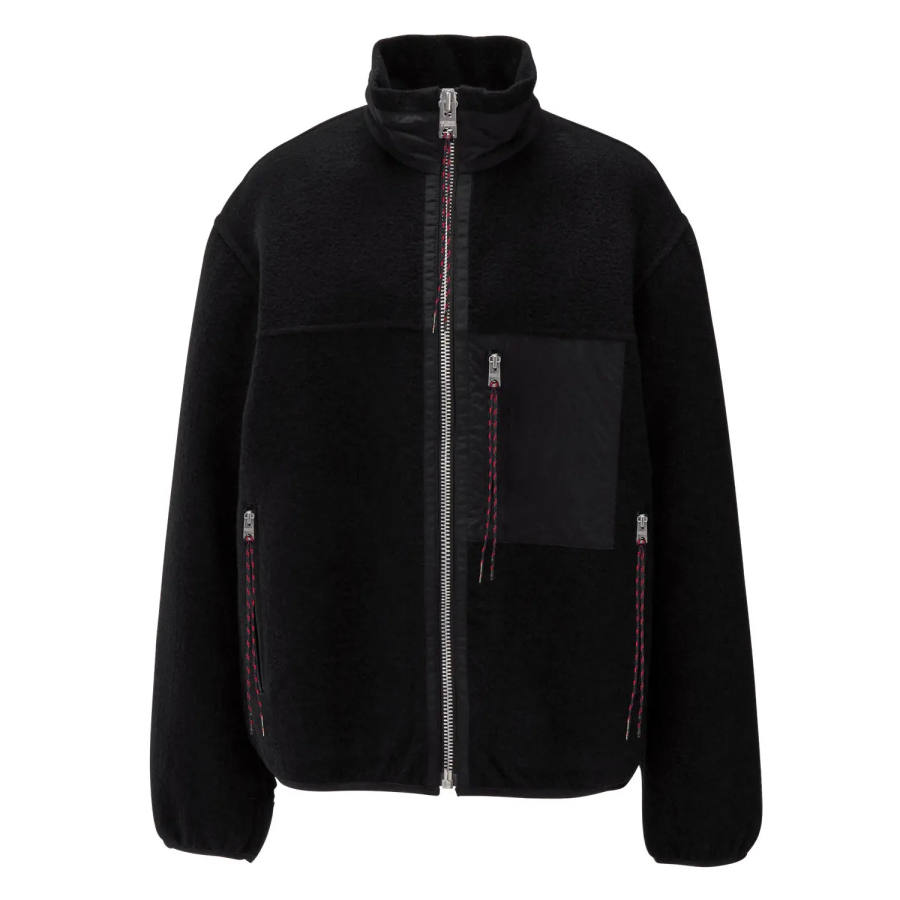 Onitsuka Tiger Jackets Women's Black Stand Collar Moderate Other
