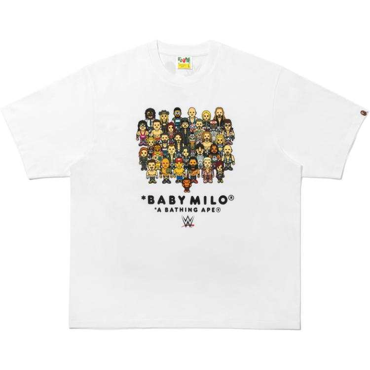 A BATHING APE x WWE X TOPPS FW25 T Shirt Men's