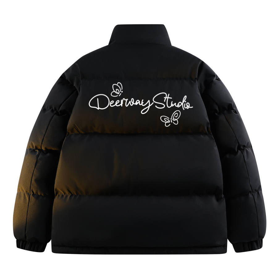 DEERWAY DEERWAY Puffer Jackets Unisex Stand Collar Thickened Padded Puffer Jacket