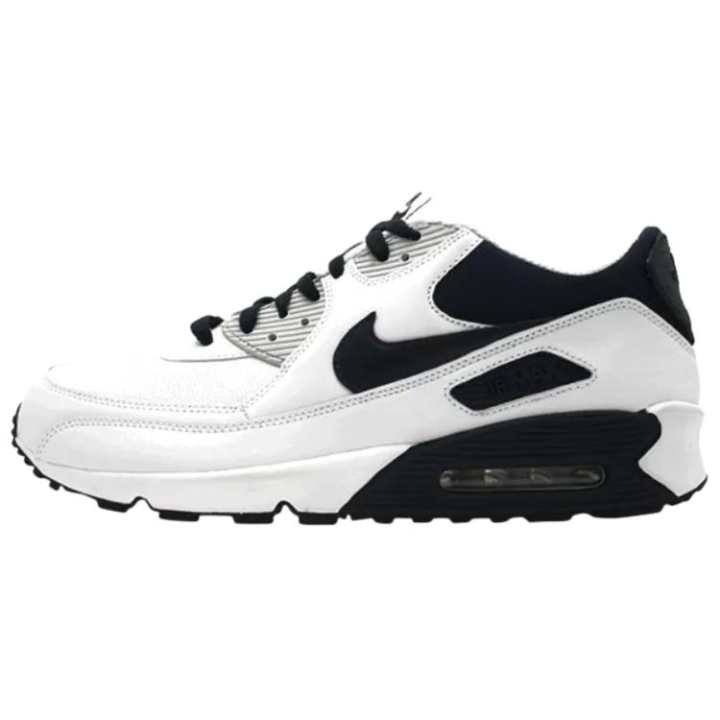 Nike Nike Air Max 90 Casual Running Shoes Men's White Black