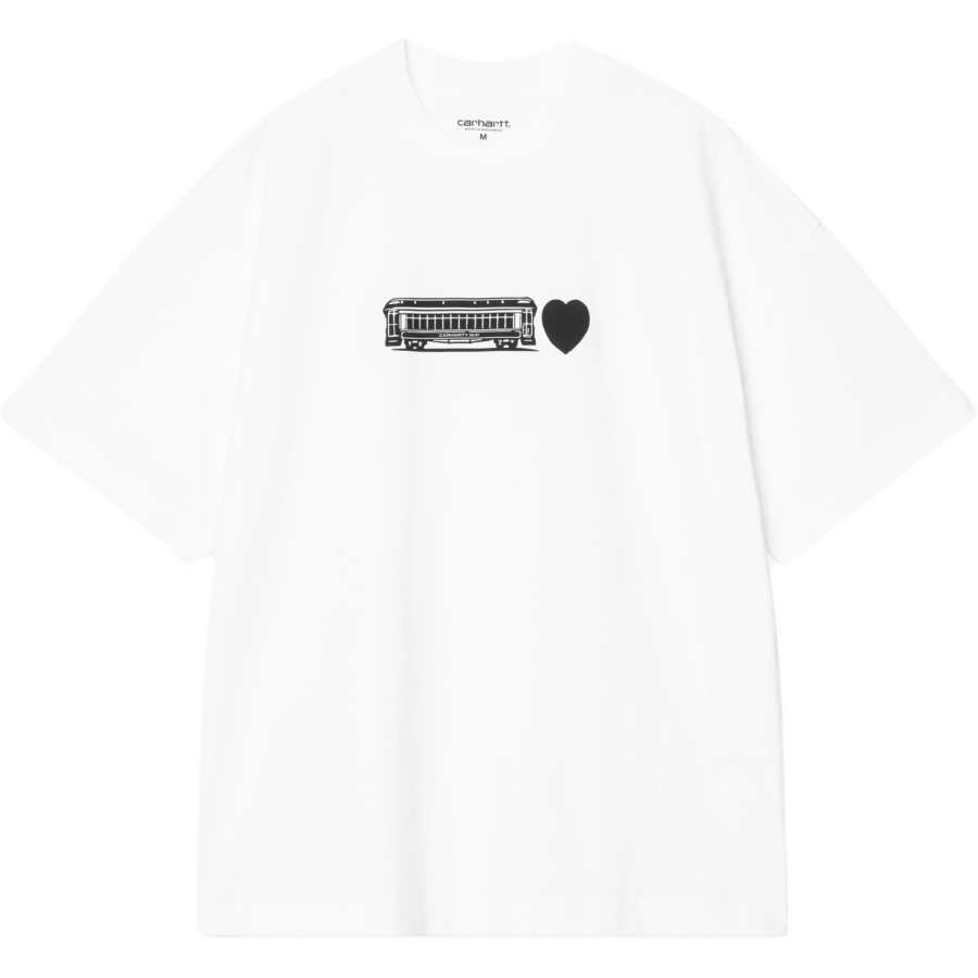 Carhartt WIP SS26 S/S Deconstructed Label T Shirt T Shirt Unisex