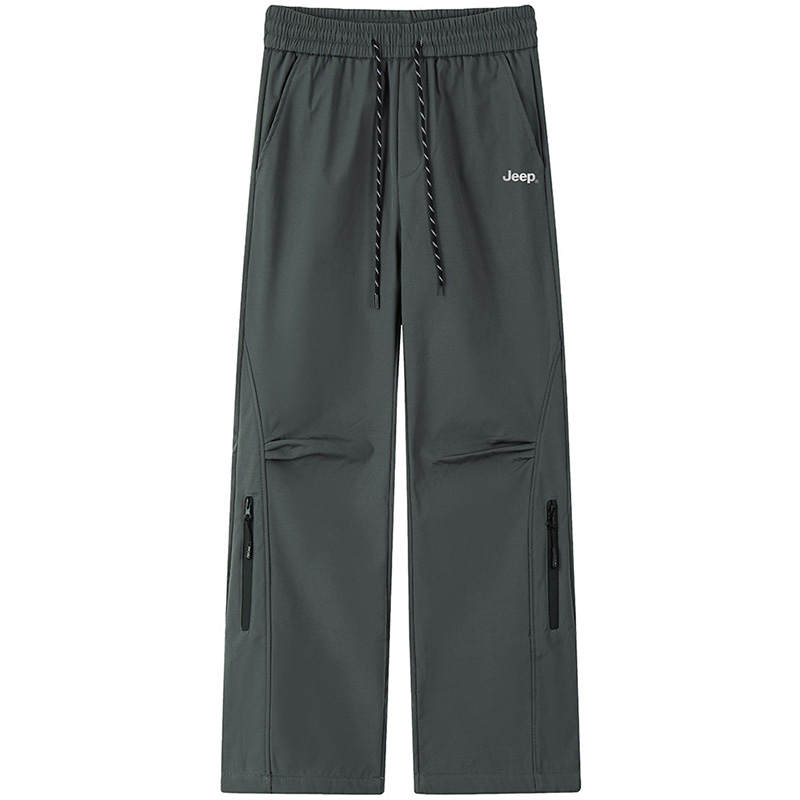 Jeep Casual Pants Men's Thin Straight Fit Pants