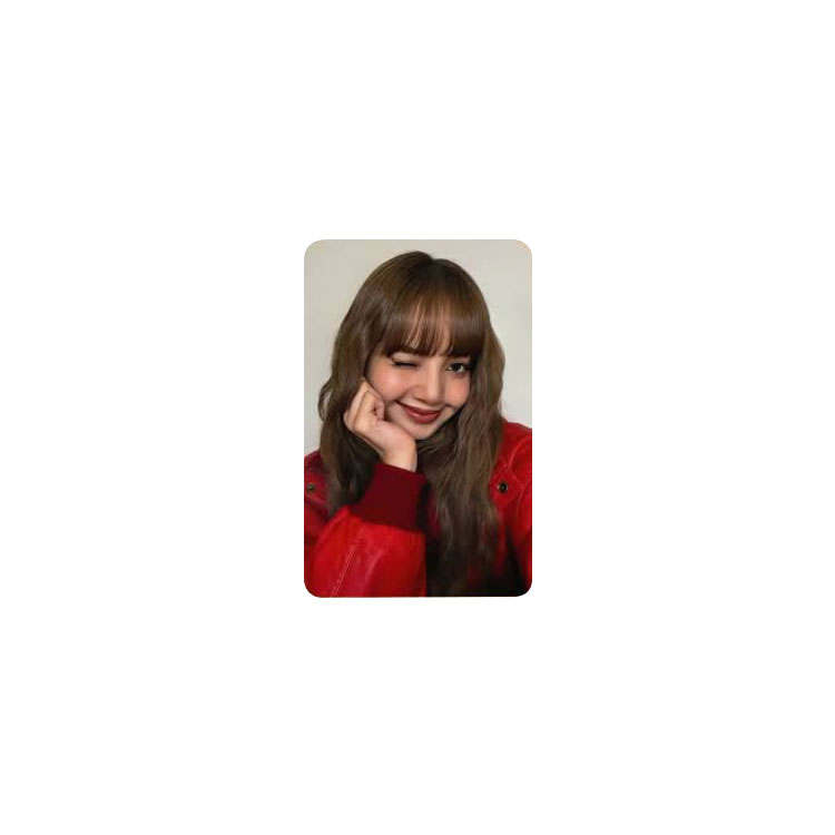 YG ENTERTAINMENT BLACKPINK LISA VerC Photocards 1 Pc