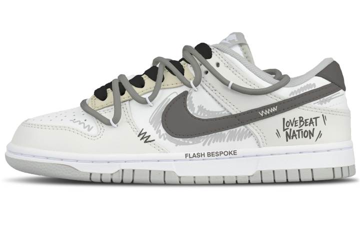 Nike Nike Dunk Seamless Men's Concealers Cushioning, Wear Resistant Low top Skateboard Shoes Men's Beige