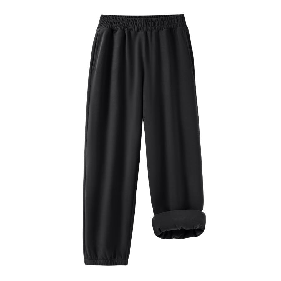Tonlion Casual Pants Unisex Thickened And Fleece Lined Sweatpants