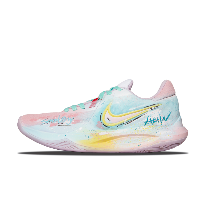 Nike Nike Precision 6 Mesh, Textile Cushioning, Wear Resistant Low top Basketball Shoes Men's