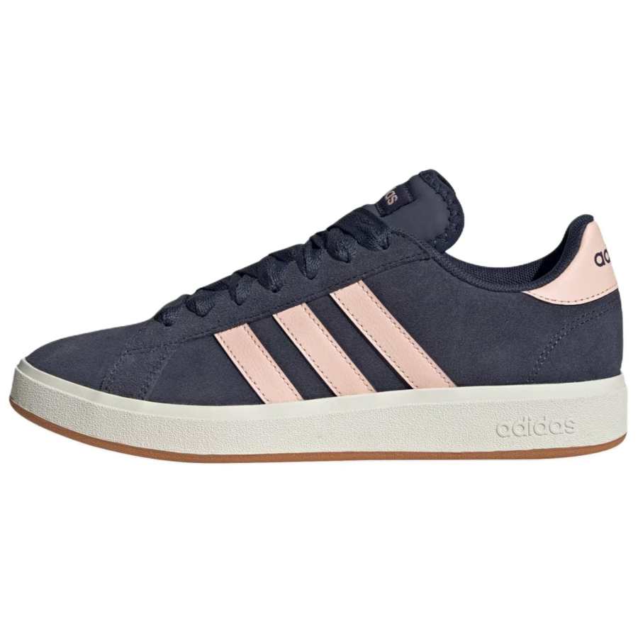 Adidas Adidas Grand Court Base 00s Skateboard Shoes Women's Deep Blue Pink