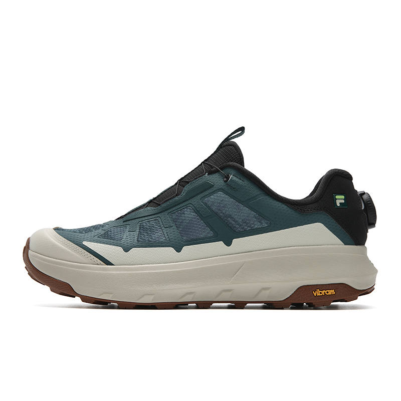 FILA BOA EXPLORER 3 Low top Outdoor Shoes Men's Silver Pine Green