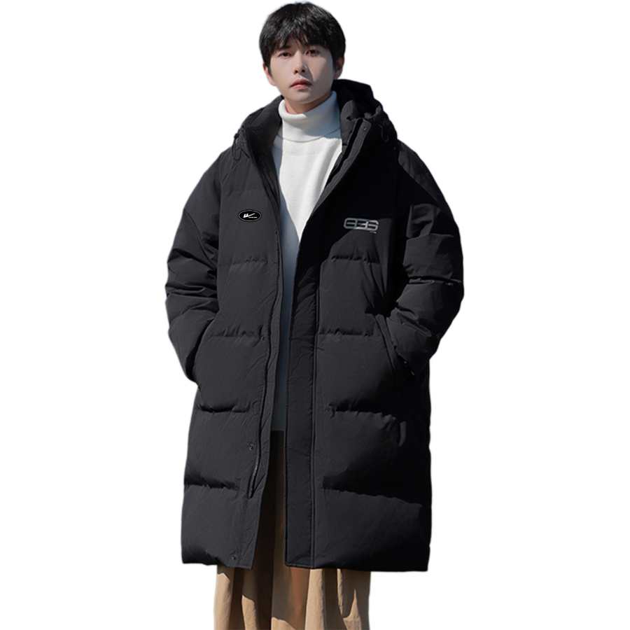 WARRIOR WARRIOR Down Jackets Unisex Hooded Thickened Down Coat
