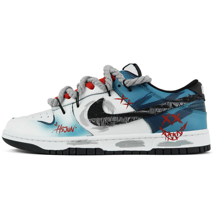 Nike Nike Dunk Knot Crazy Guest Abrasion Resistant Low top Skateboard Shoes Unisex Black