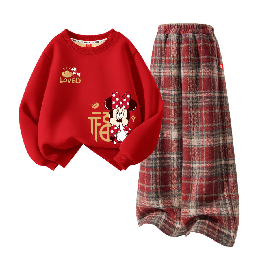 Disney Kids Tang Suits Crew Neck Thickness