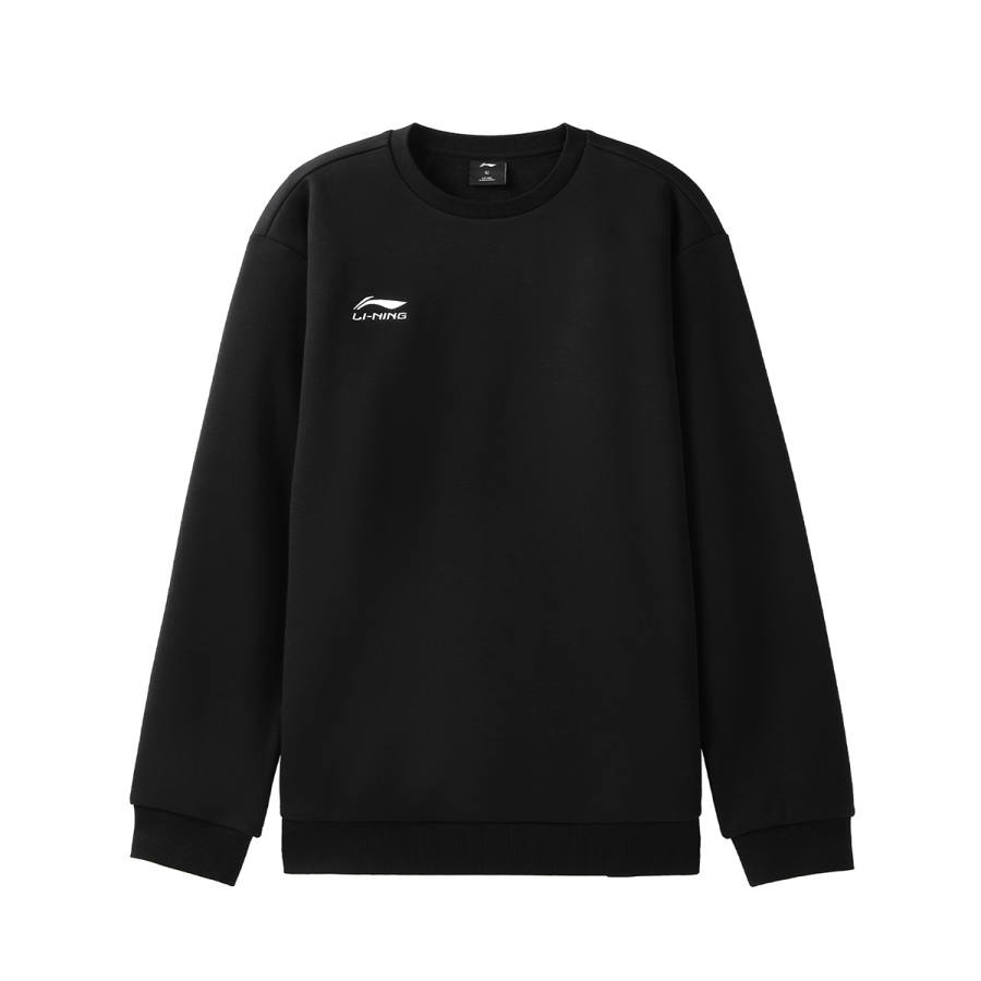 Li-Ning Li Ning Sweatshirts Unisex Black Crew Neck Moderate