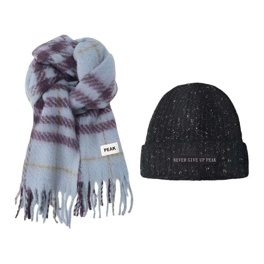PEAK PEAK Polyester Knit Scarves Unisex