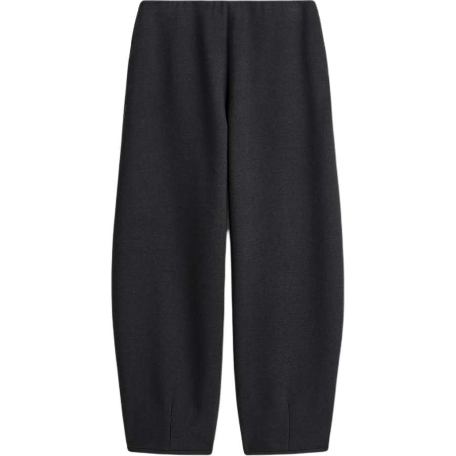 COS Casual Pants Women's Charcoal Black Moderate Wide Leg Pants