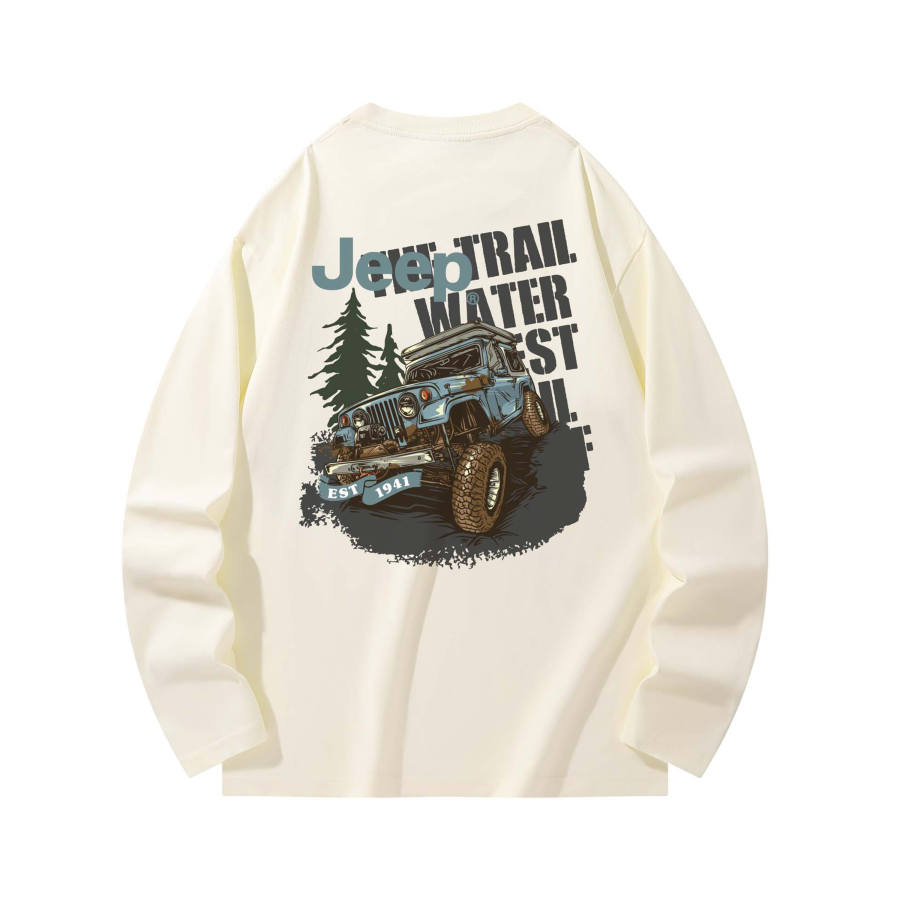 Jeep T Shirts Unisex Crew Neck Moderate Heavyweight