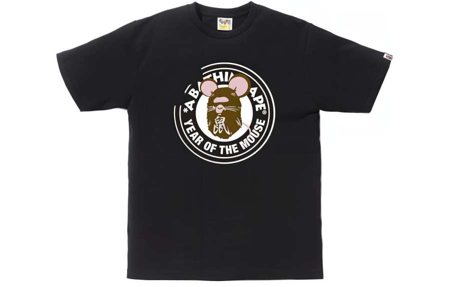 A BATHING APE Bape Year Of The Mouse Tee