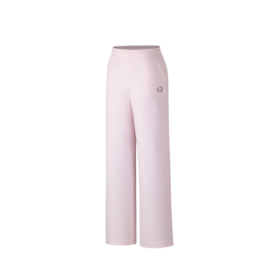 Anta Knitted Sweatpants Women's Clear Pink