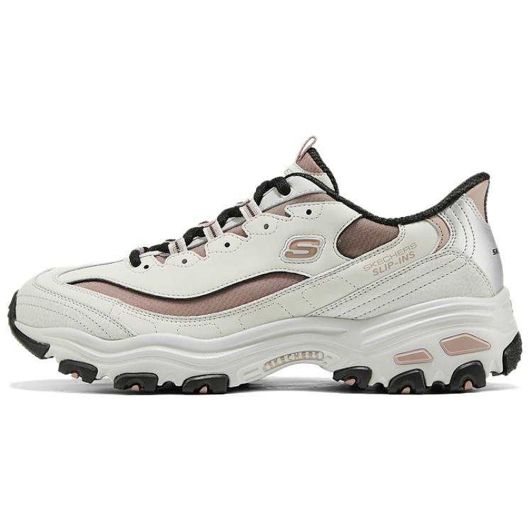 Skechers DLITES Breathable Support Low top Chunky Sneakers Men's Light Gray