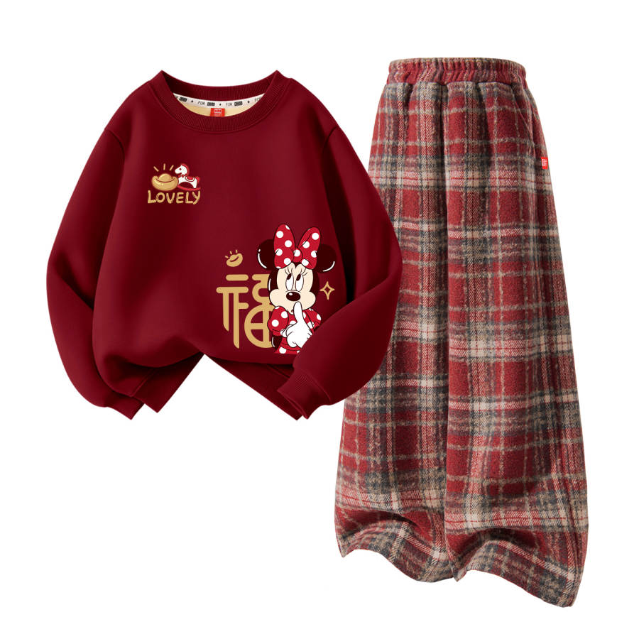 Disney Kids Tang Suits Crew Neck Thickness