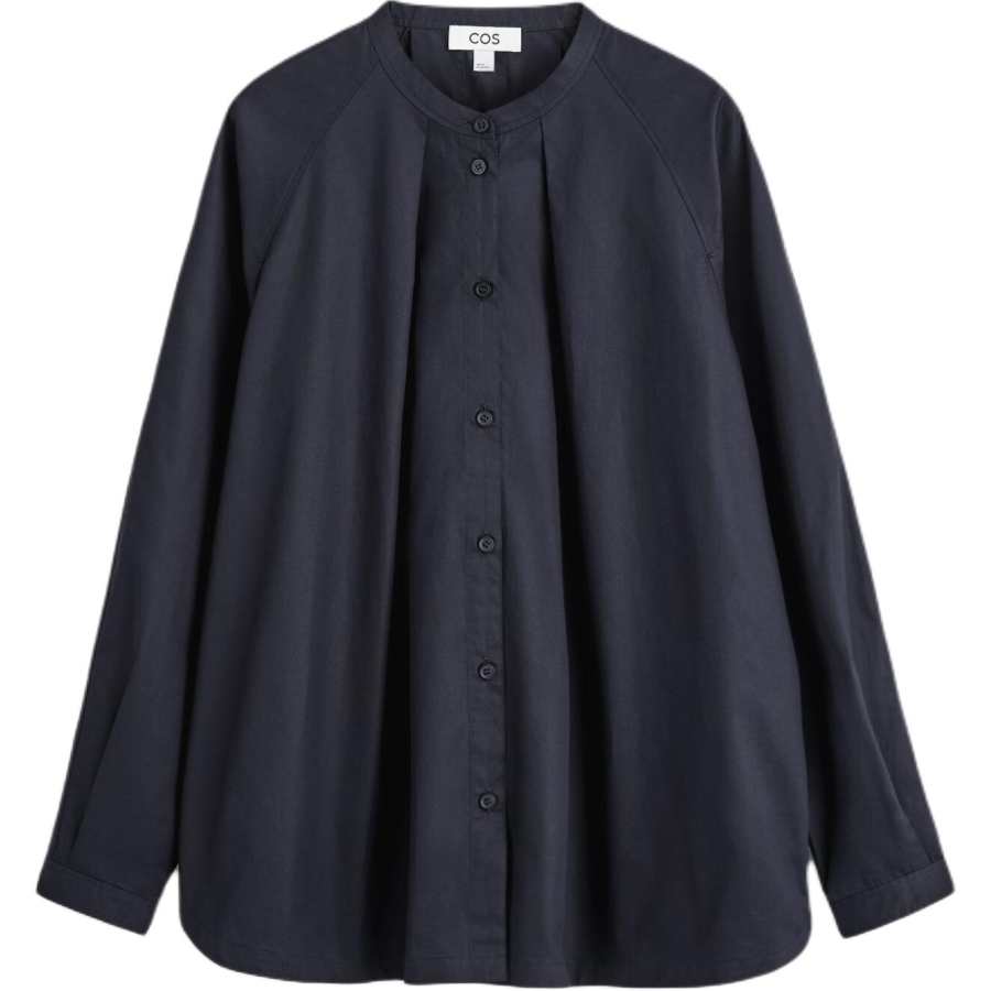 COS Shirts Women's Navy Blue Crew Neck Moderate