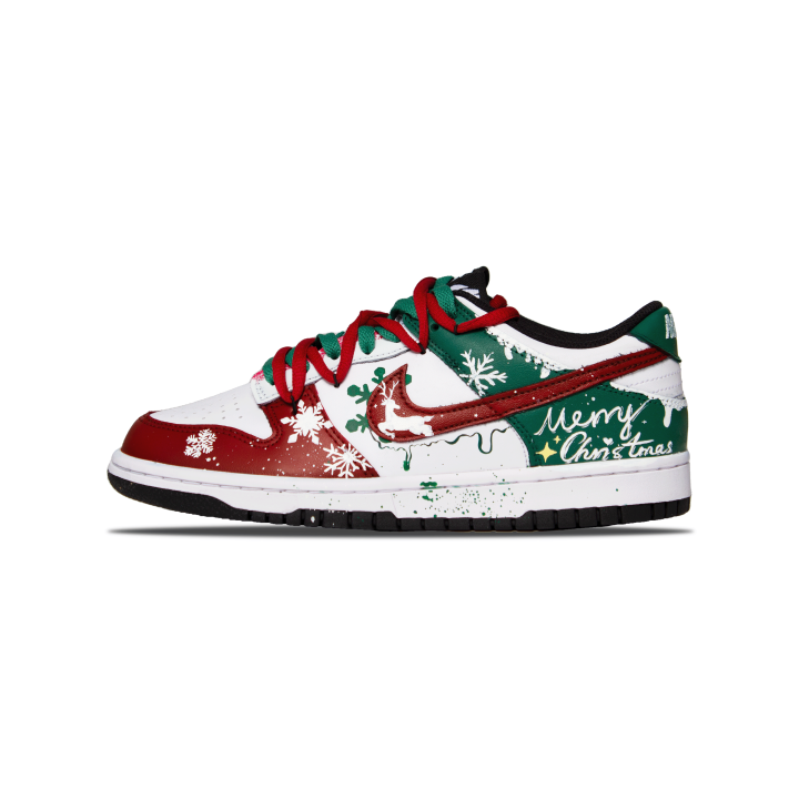 Nike Nike Dunk Sacred Footprint Winter Cushioning, Wear Resistant Low top Skateboard Shoes Unisex