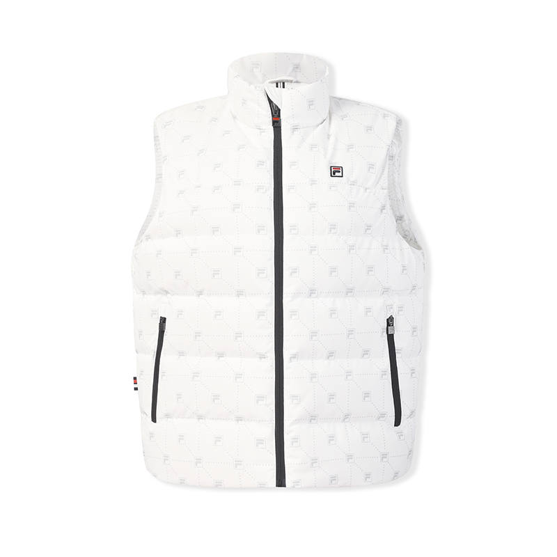 FILA WHITE Down Vest Women's Jade White