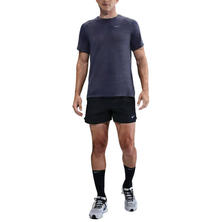 Nike Nike Running T Shirts Men's World Indigo Moderate