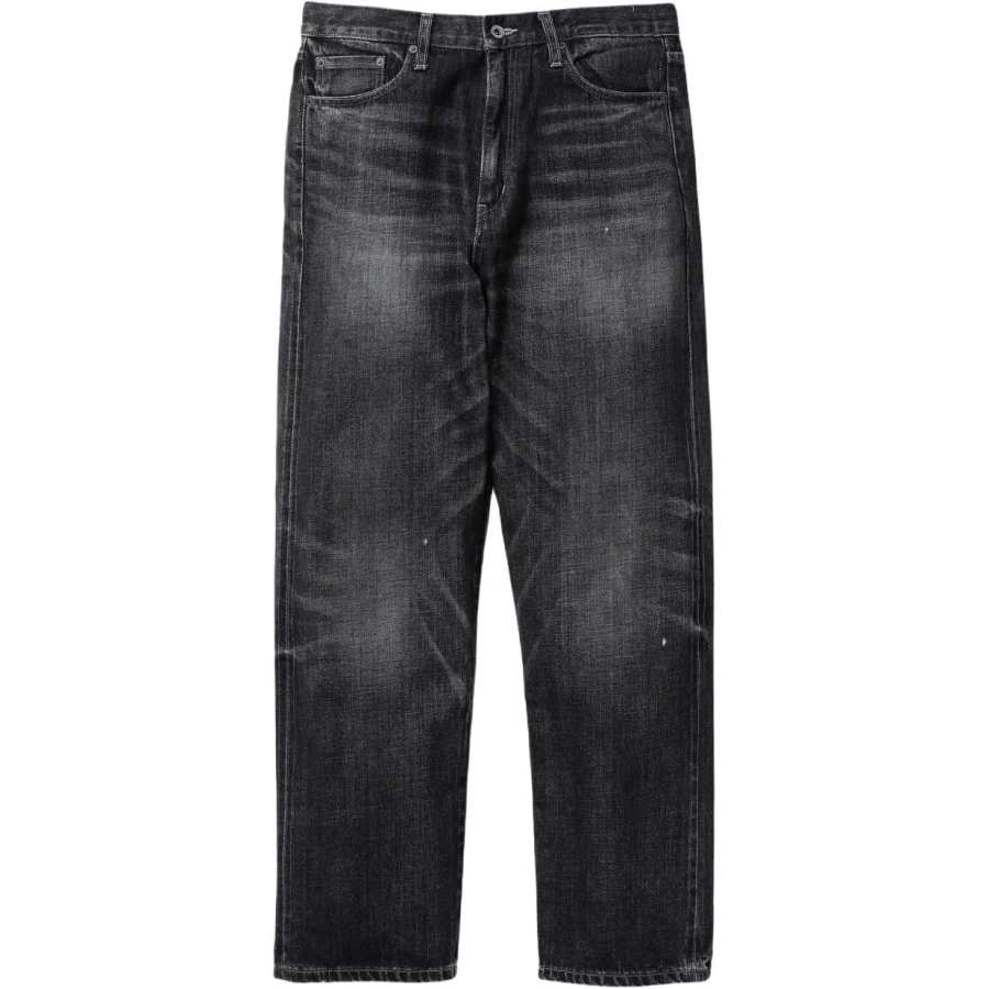 Neighborhood washed cotton jeans