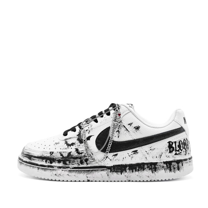 Nike Nike Court Vision 1 Night Bat Abrasion Resistant Lightweight Breathable Height Increasing Low top Skateboard Shoes