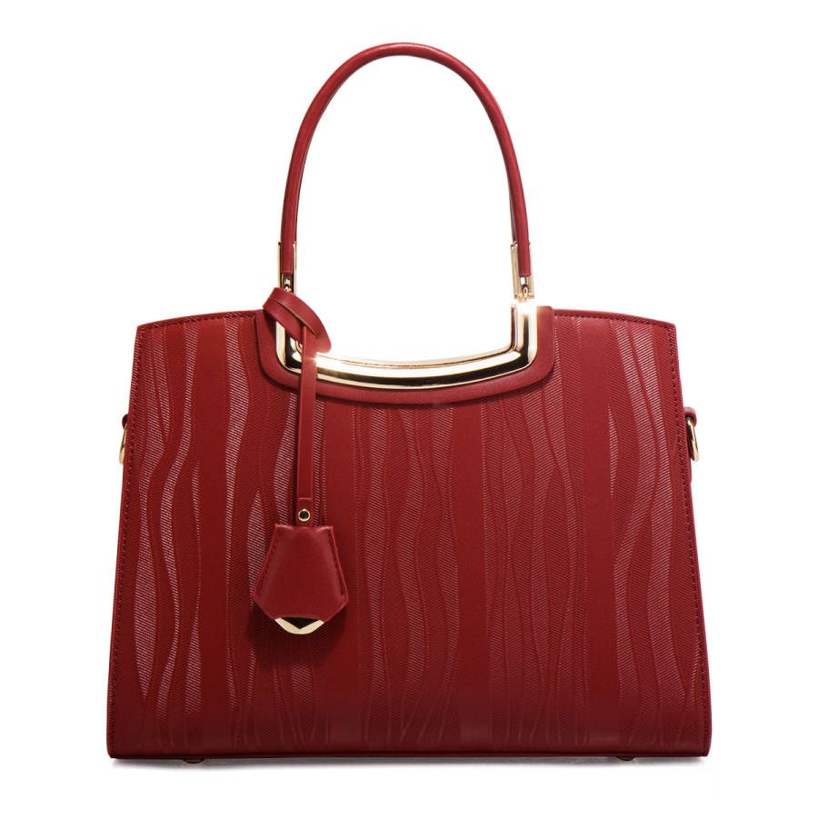 PAYOT Synthetic Leather Handbag Women's Burgundy