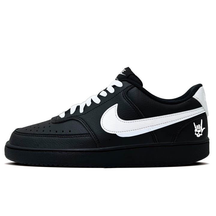 Nike Nike Court Vision 1 Kara Abrasion Resistant Low top Skateboard Shoes Men's Black