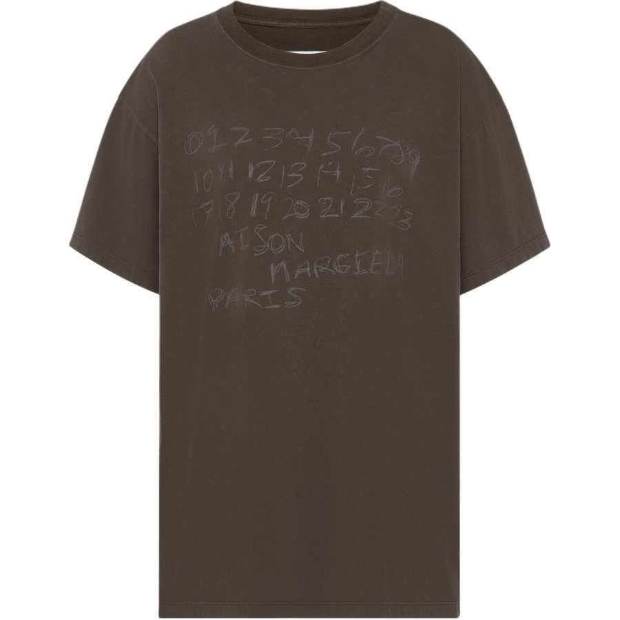 Maison Margiela numbers-motif T-shirt