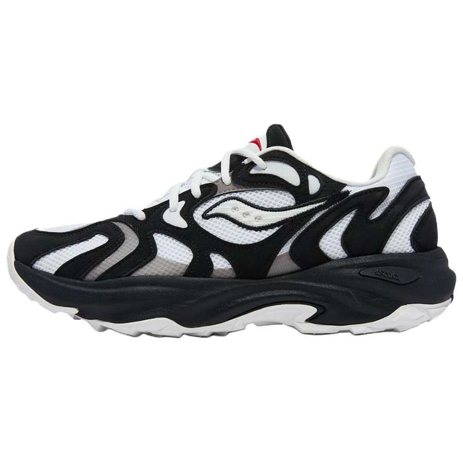 Saucony Azura Casual Running Shoes Unisex Black White