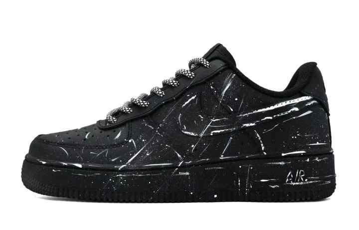 Nike Nike Air Force 1 Shimmery Critical Strike PU Synthetic Leather Abrasion Resistant Abrasion Resistant Low top