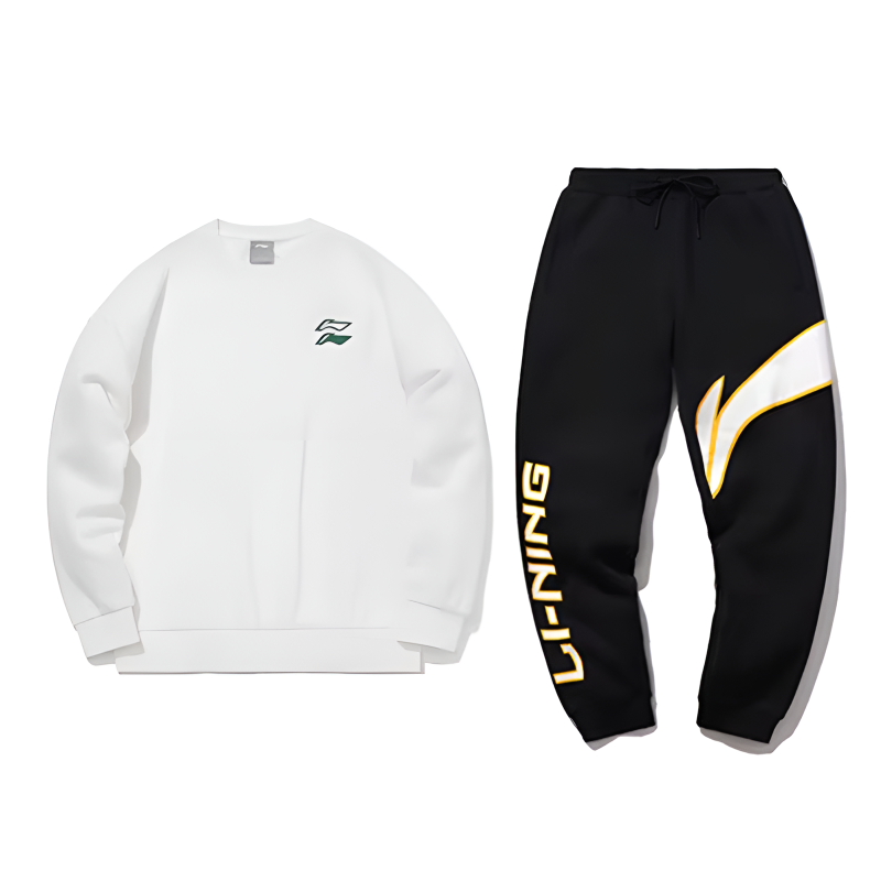 Li-Ning Li Ning Casual Sportswear Unisex Ivory+Black