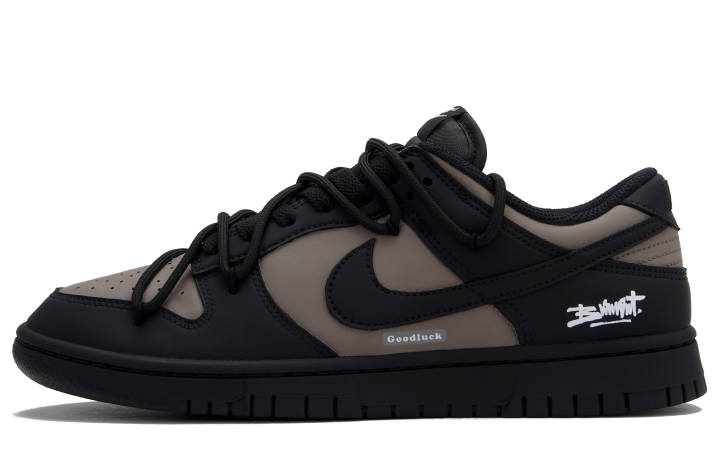Nike Nike Dunk Mocha Sniper Abrasion Resistant Low top Skateboard Shoes Unisex Black Brown