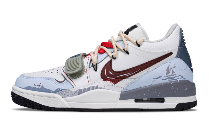Jordan Jordan Legacy 312 Glacier's Breath Cushioning Abrasion Resistant Cushioning, Wear Resistant Low top