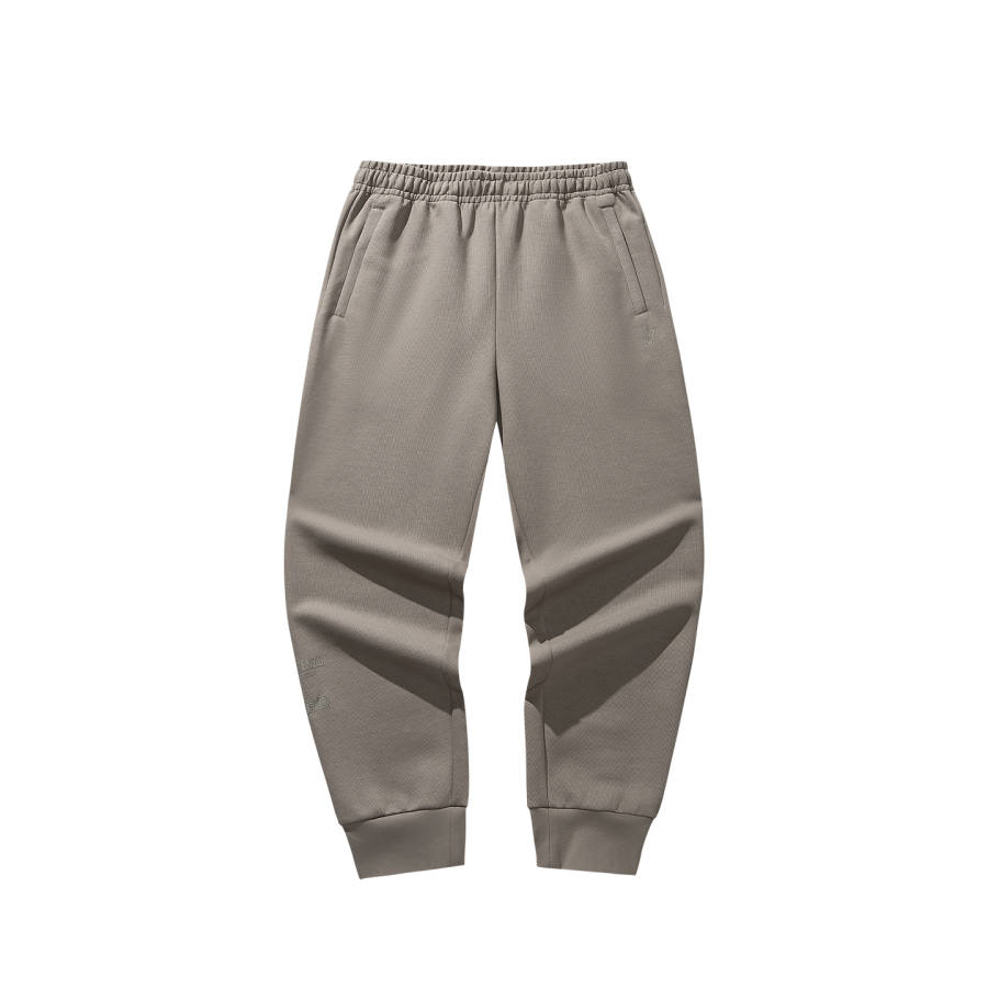 Anta Knitted Sweatpants Men's Cool Gray Green