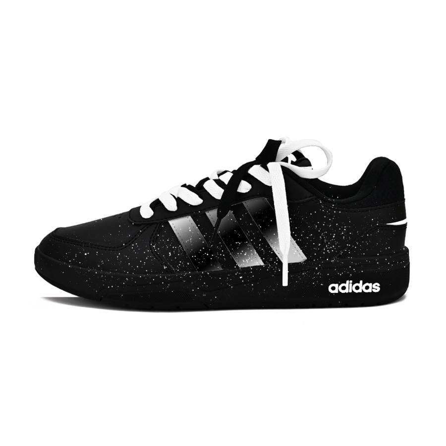 Adidas Neo Courtbeat Adidas, Nightfall Abrasion Resistant Low top Skateboard Shoes Unisex Black White