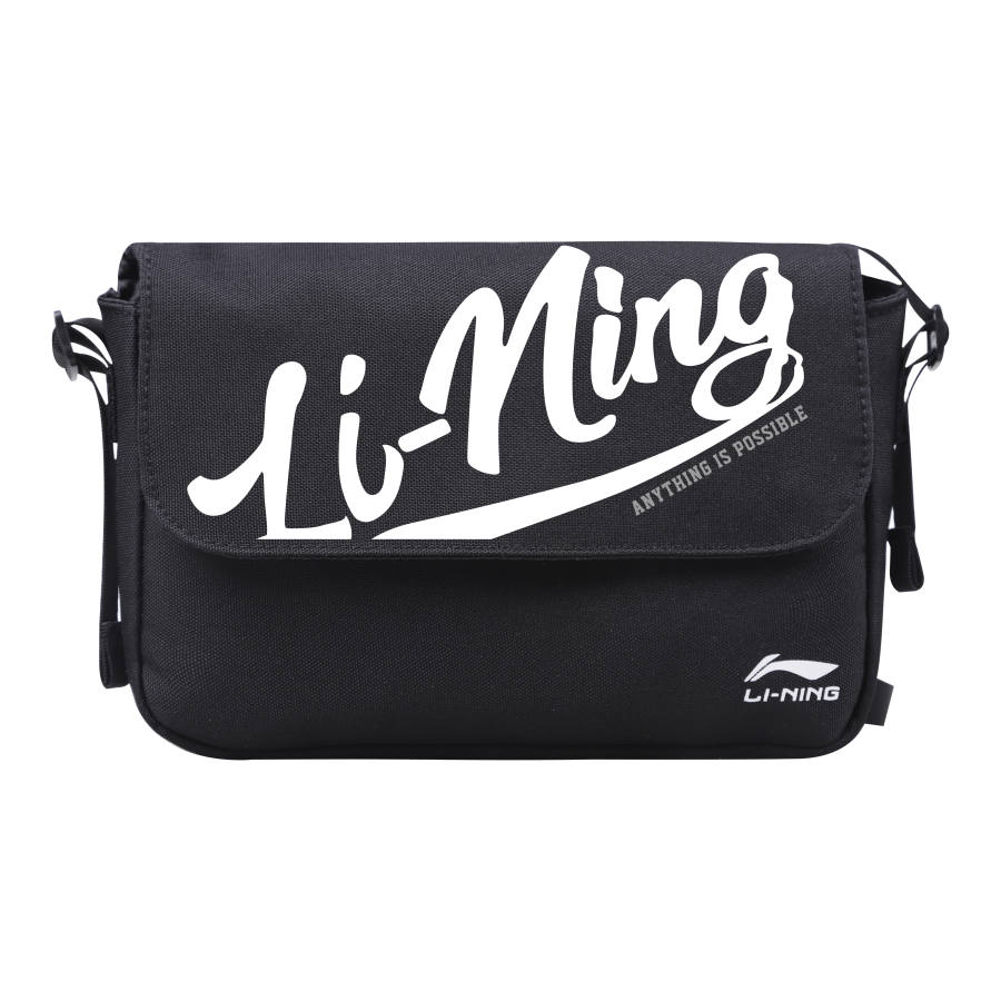 Li-Ning Li Ning Polyester Shoulder Bag Men's Black
