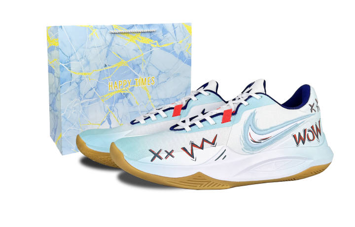 Nike Nike Precision 6 Abrasion Resistant Abrasion Resistant Low top Basketball Shoes Men's Blue White