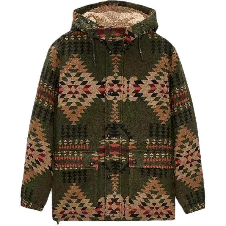 ZARA Parka Coats Men's Jasper Hooded Non Detachable Moderate