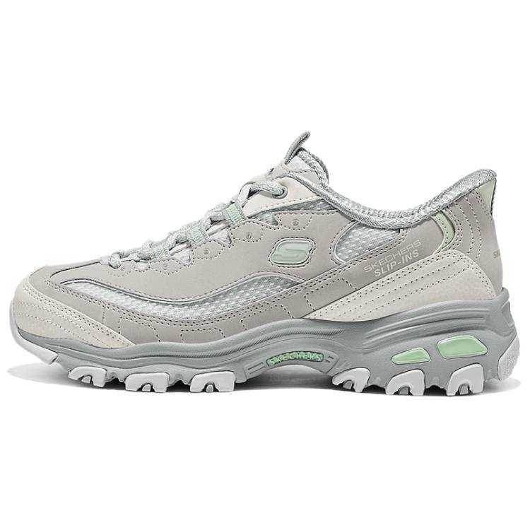 Skechers Breathable Support Breathable Support Low top Chunky Sneakers Women's Gray Green