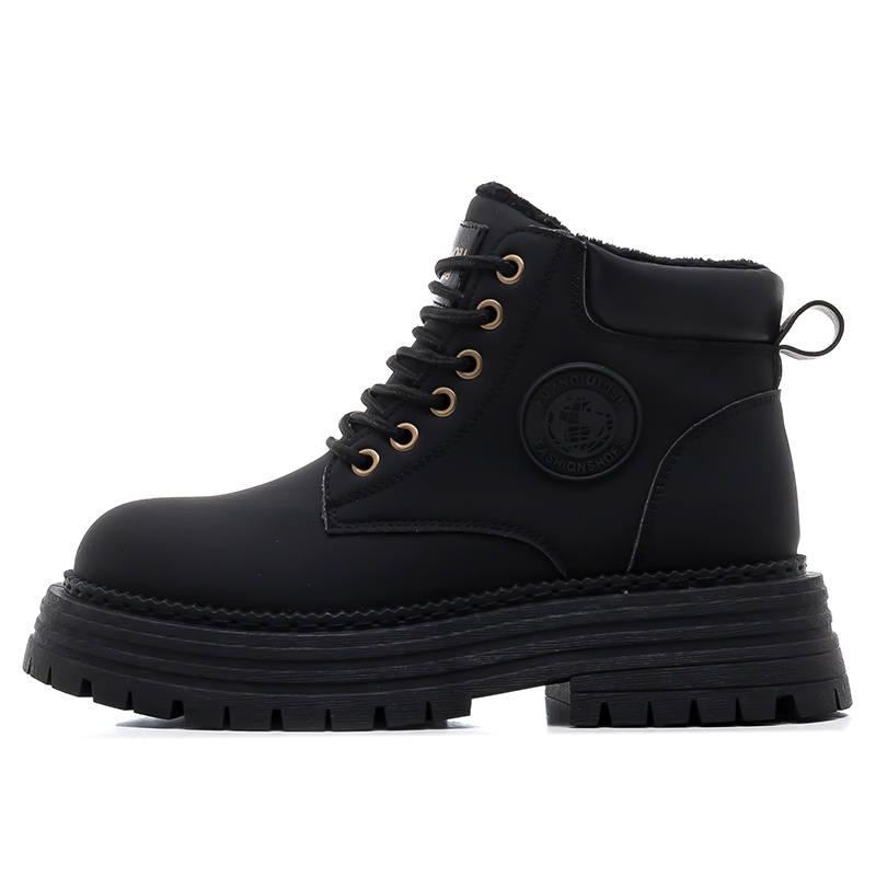 HUANQIU Short Combat Boots Women's