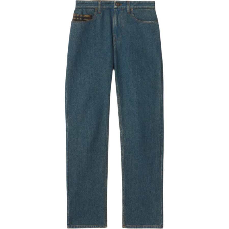Burberry Mid-Rise Straight Jeans