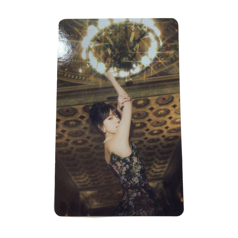 YG ENTERTAINMENT JISOO BLACKPINK Album Photo Card TAG Edition Purple Show Ver.F Photocards 1 Pc