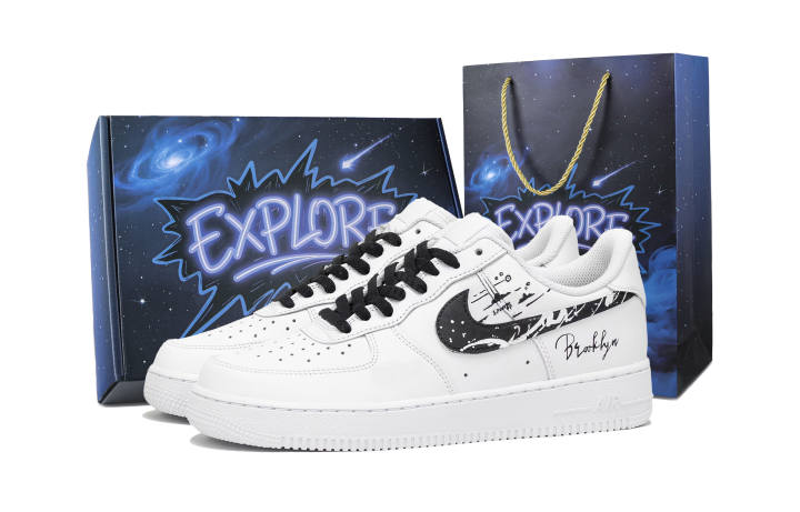 Nike Nike Air Force 1 Cloud Wander Abrasion Resistant Abrasion Resistant Low top Skateboard Shoes Unisex White