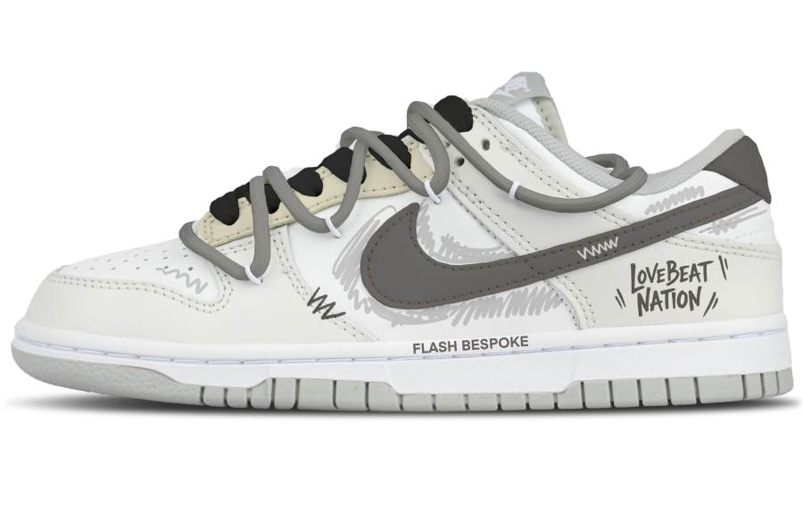 Nike Nike Dunk Seamless Solid Color Women's Abrasion Resistant Abrasion Resistant Low top Skateboard Shoes Women's Beige
