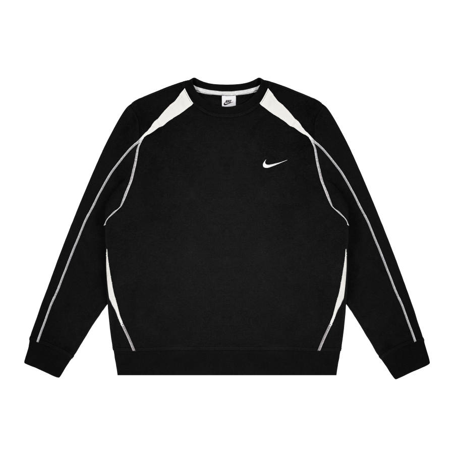 Nike Nike Dri Fit Fantasy Incredible Speed Handcrafted Patchwork Urban Techwear Crew Neck Fleece Lined Long Sleeved