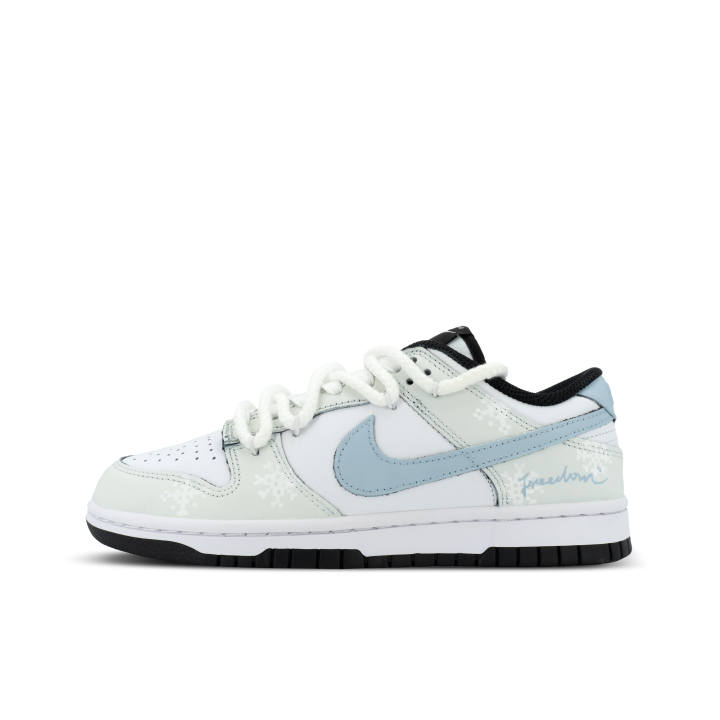 Nike Nike Dunk Gorilla Mischievous XJDD Snowflake Dream Low top Skateboard Shoes Unisex Blue White